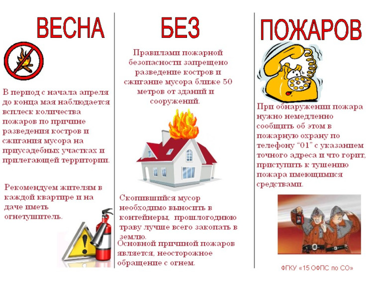 Весна без пожаров!. Весна без пожаров!.